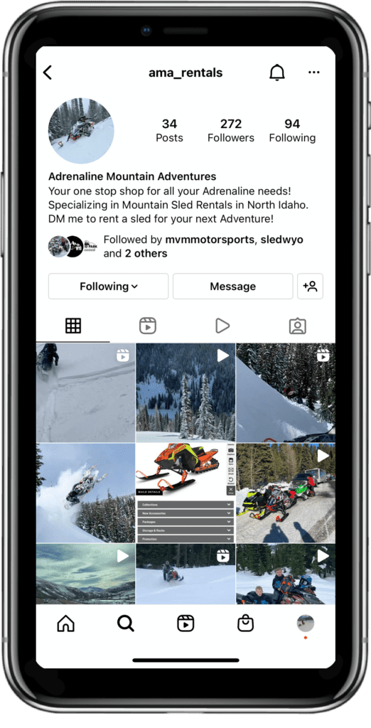 Adrenaline Mountain Adventures Instagram