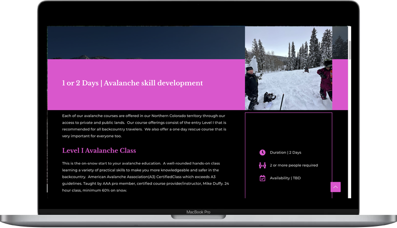 Savage Sledderz Avalanche Classes