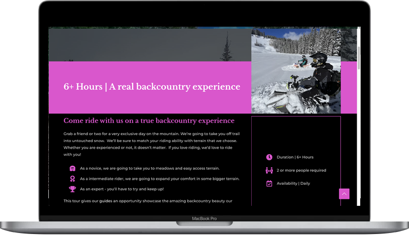 Savage Sledderz Guided Tours